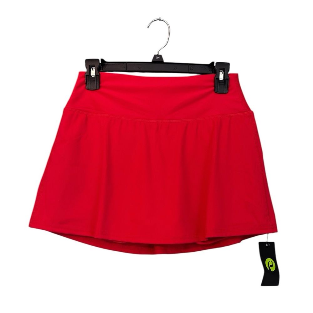 Pinspark Red Women’s Skort Tennis Pickleball High Waisted Skirt M NWT